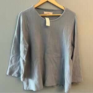 LOFT Light Blue Crew Neck Sweater